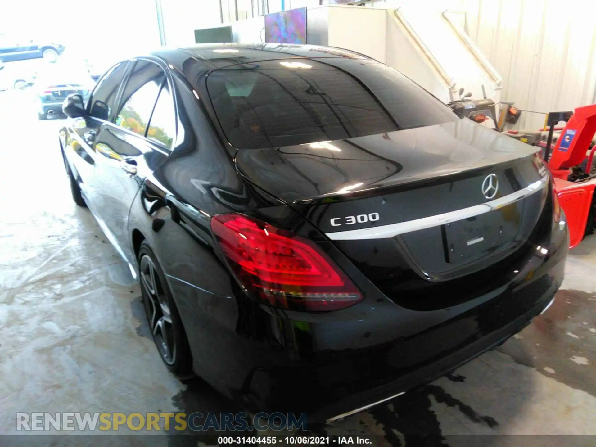 3 Photograph of a damaged car W1KWF8DB5MR611555 MERCEDES-BENZ C-CLASS 2021