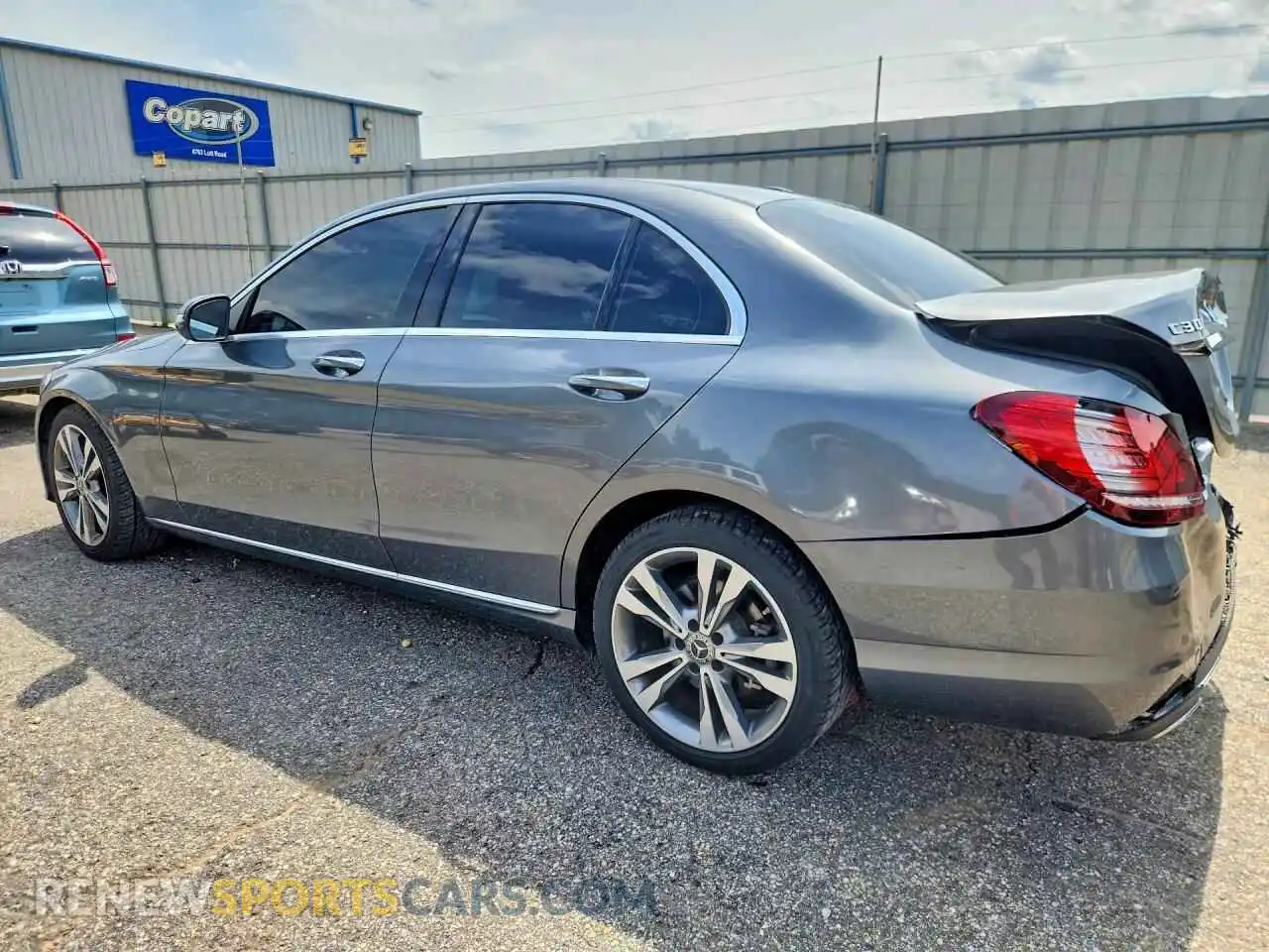 2 Photograph of a damaged car W1KWF8DB5MR618750 MERCEDES-BENZ C-CLASS 2021