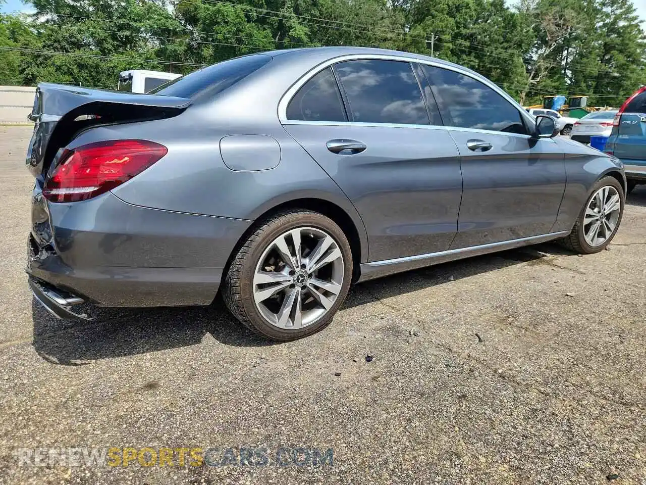 3 Photograph of a damaged car W1KWF8DB5MR618750 MERCEDES-BENZ C-CLASS 2021