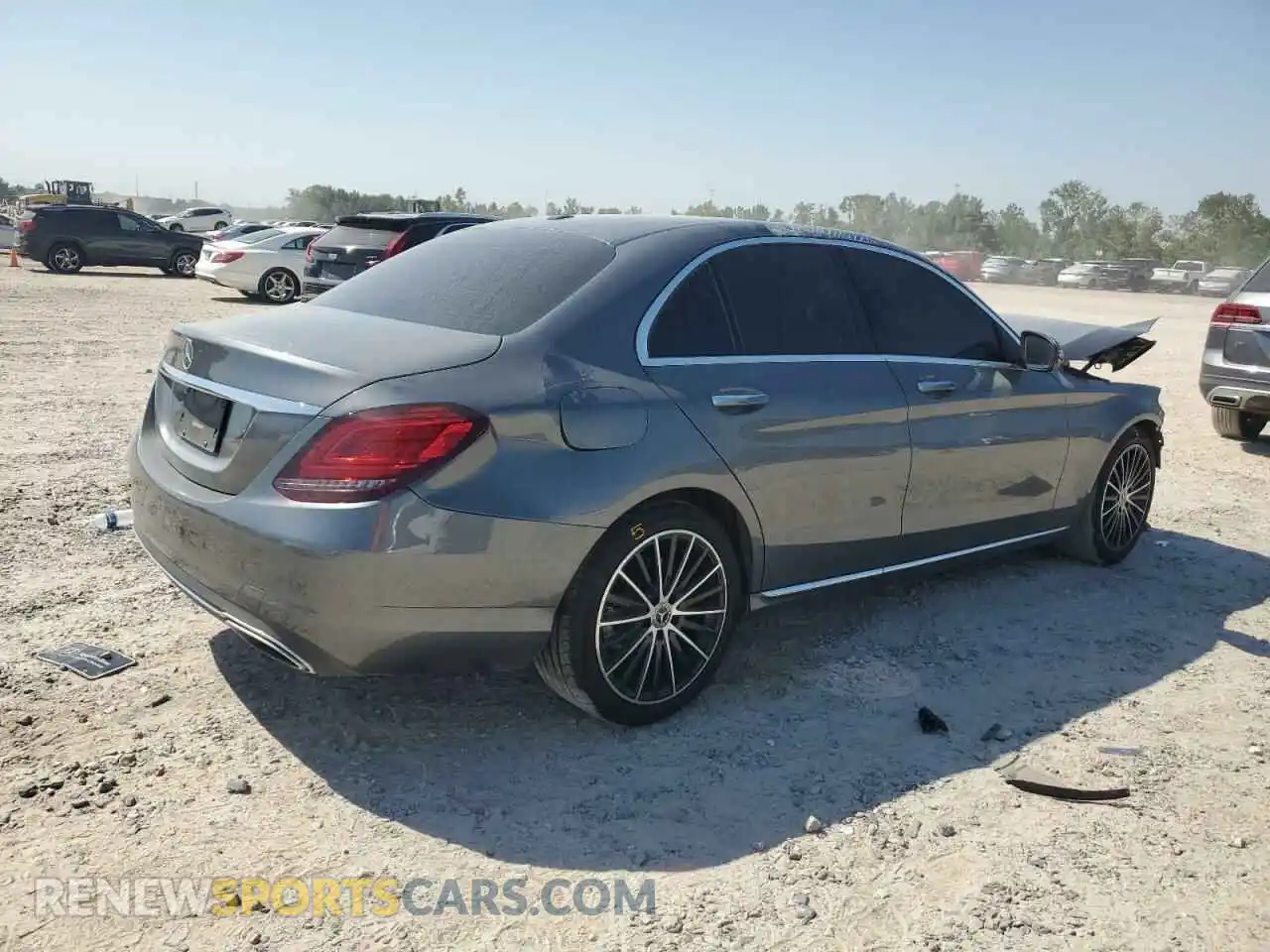3 Photograph of a damaged car W1KWF8DB5MR619073 MERCEDES-BENZ C-CLASS 2021