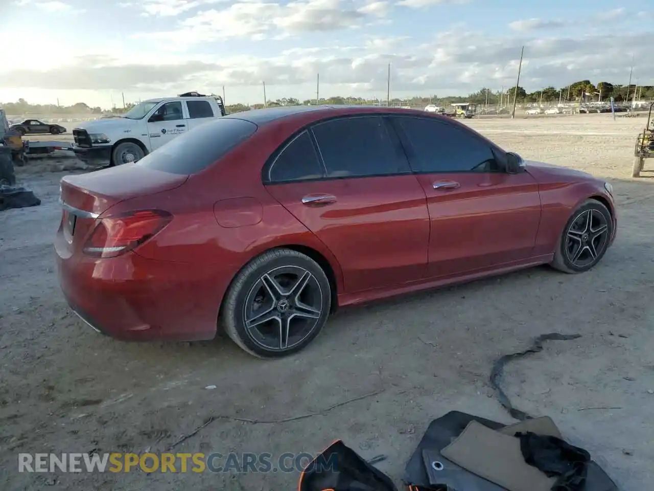 3 Photograph of a damaged car W1KWF8DB5MR622717 MERCEDES-BENZ C-CLASS 2021
