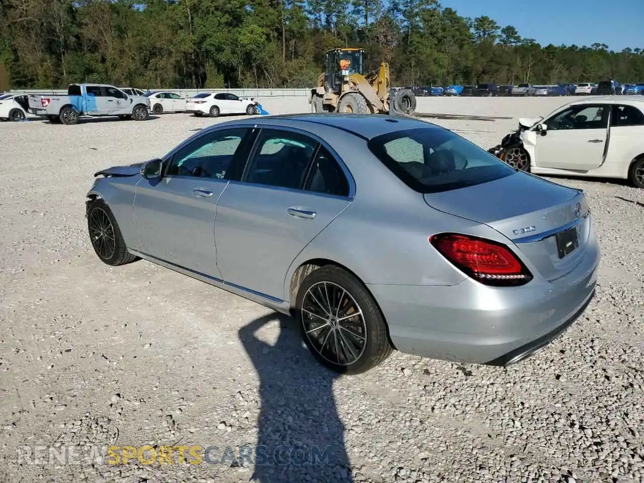 2 Photograph of a damaged car W1KWF8DB5MR625567 MERCEDES-BENZ C-CLASS 2021