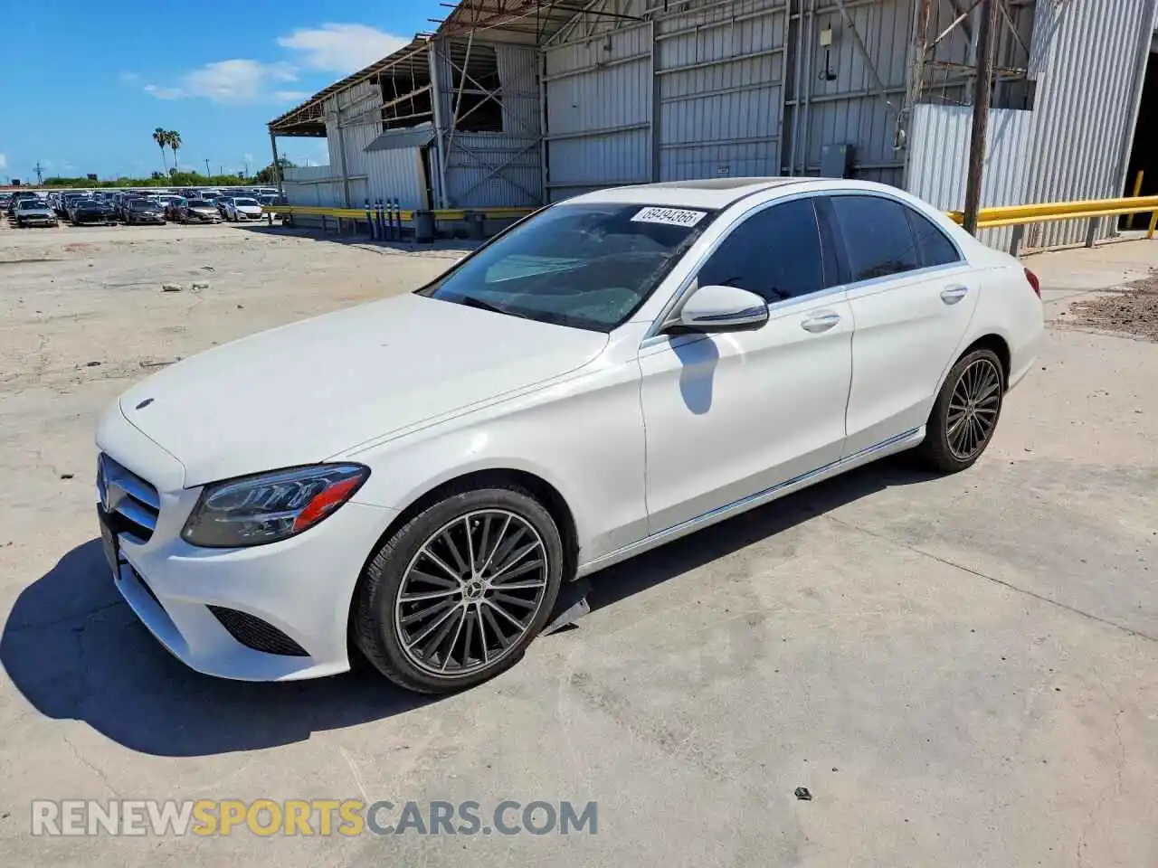 1 Photograph of a damaged car W1KWF8DB5MR627769 MERCEDES-BENZ C-CLASS 2021