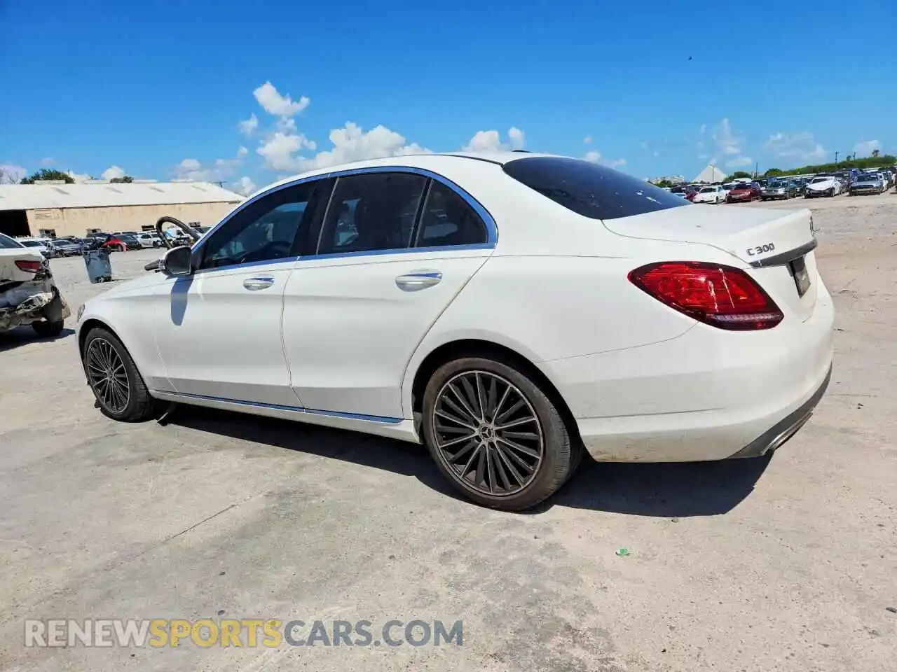 2 Photograph of a damaged car W1KWF8DB5MR627769 MERCEDES-BENZ C-CLASS 2021