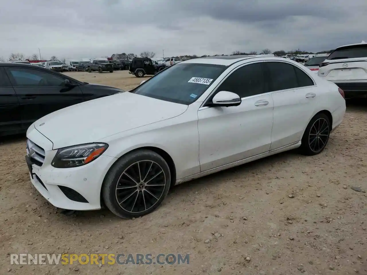 1 Photograph of a damaged car W1KWF8DB5MR645091 MERCEDES-BENZ C-CLASS 2021