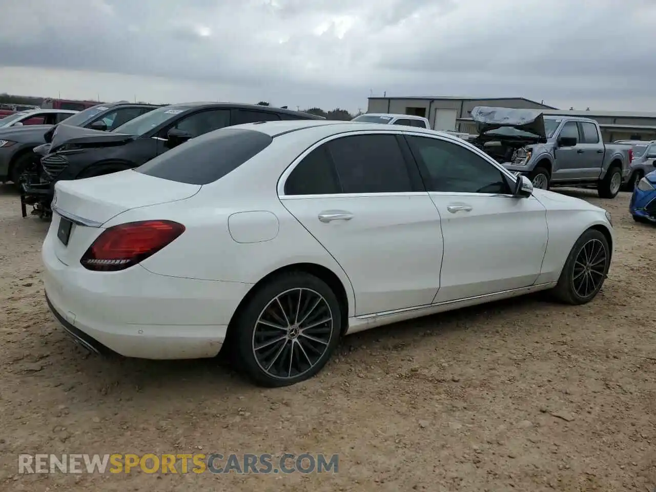 3 Photograph of a damaged car W1KWF8DB5MR645091 MERCEDES-BENZ C-CLASS 2021