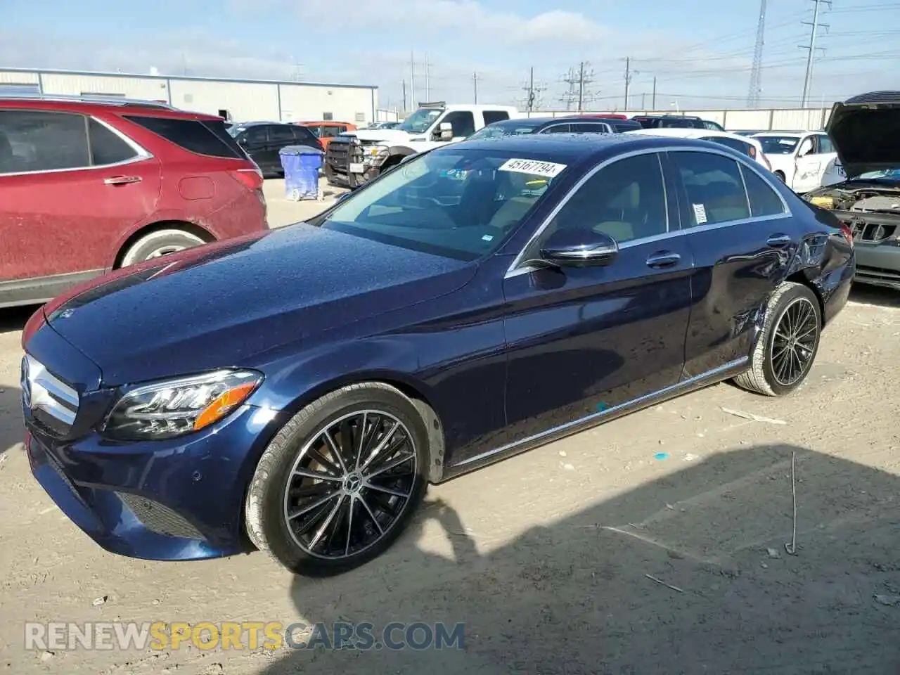 1 Photograph of a damaged car W1KWF8DB5MR645172 MERCEDES-BENZ C-CLASS 2021