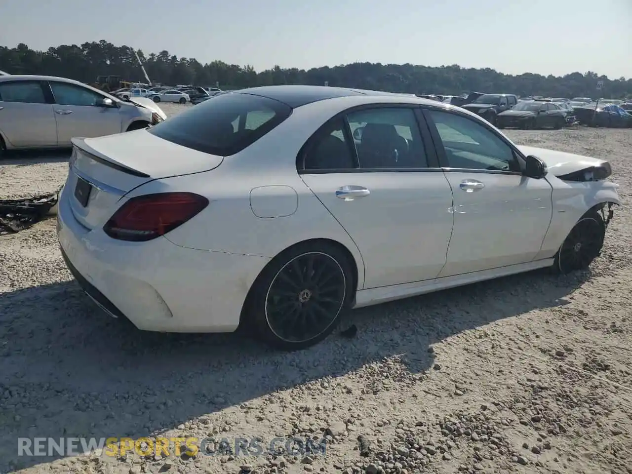 3 Photograph of a damaged car W1KWF8DB6MR613055 MERCEDES-BENZ C-CLASS 2021