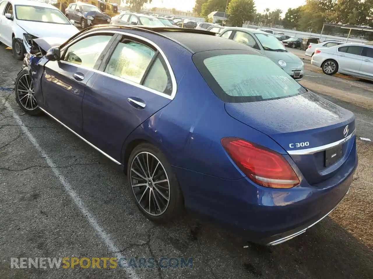 3 Photograph of a damaged car W1KWF8DB6MR616523 MERCEDES-BENZ C-CLASS 2021