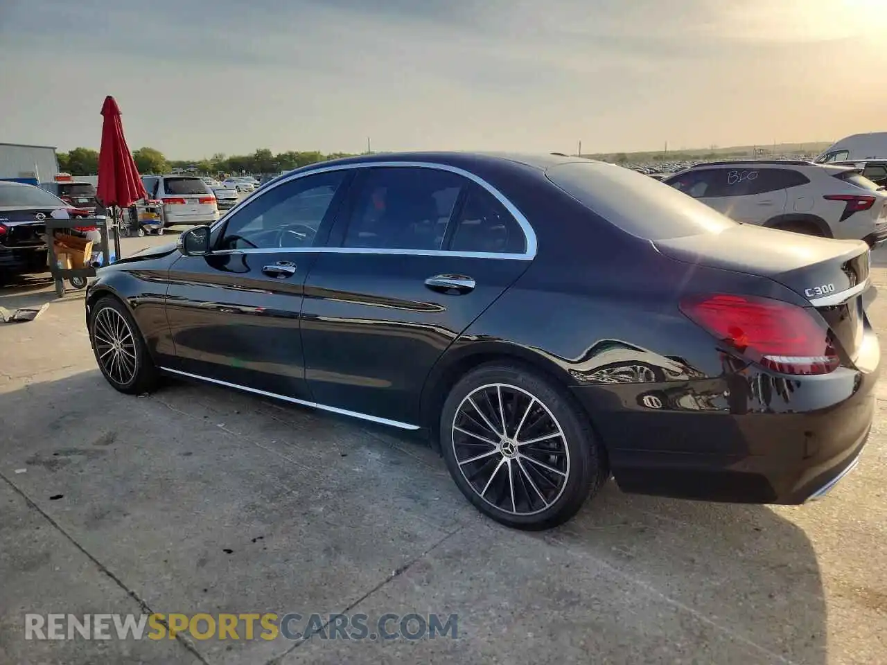 2 Photograph of a damaged car W1KWF8DB6MR637159 MERCEDES-BENZ C-CLASS 2021
