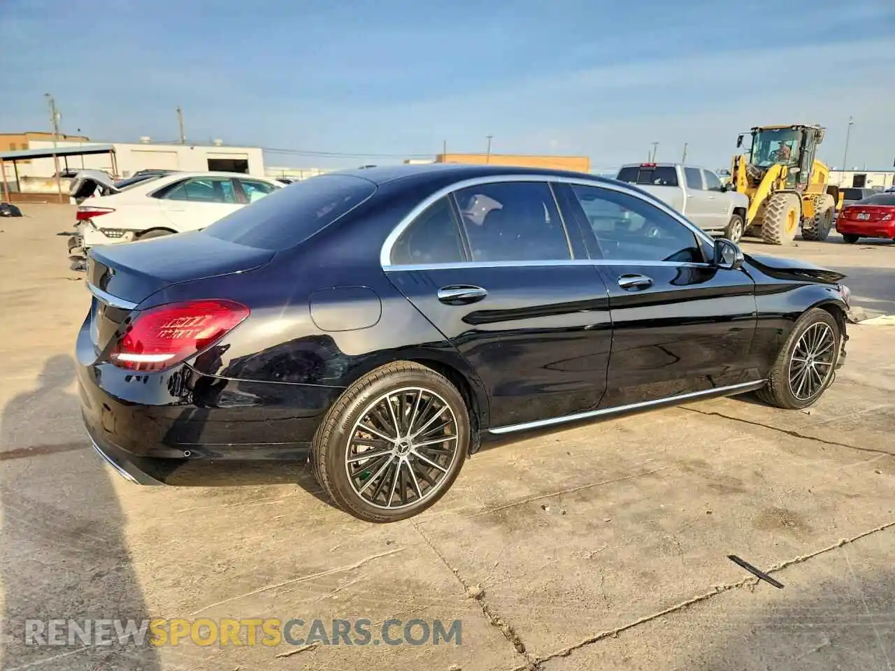 3 Photograph of a damaged car W1KWF8DB6MR637159 MERCEDES-BENZ C-CLASS 2021