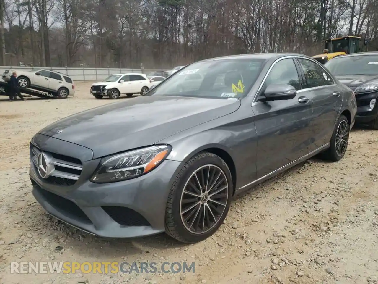 2 Photograph of a damaged car W1KWF8DB6MR641499 MERCEDES-BENZ C-CLASS 2021