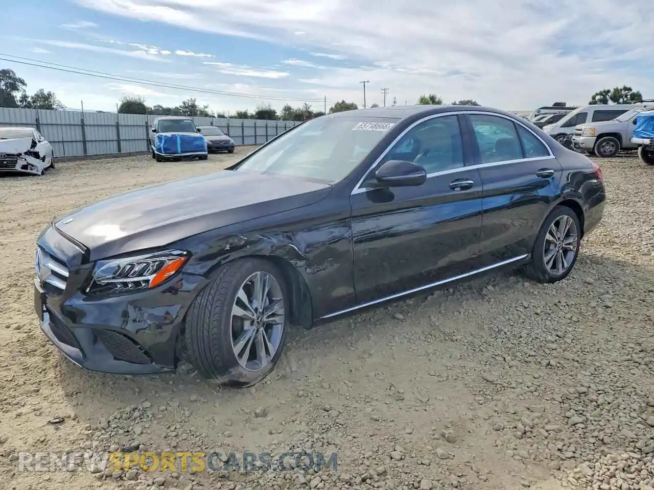 1 Photograph of a damaged car W1KWF8DB6MR647660 MERCEDES-BENZ C-CLASS 2021