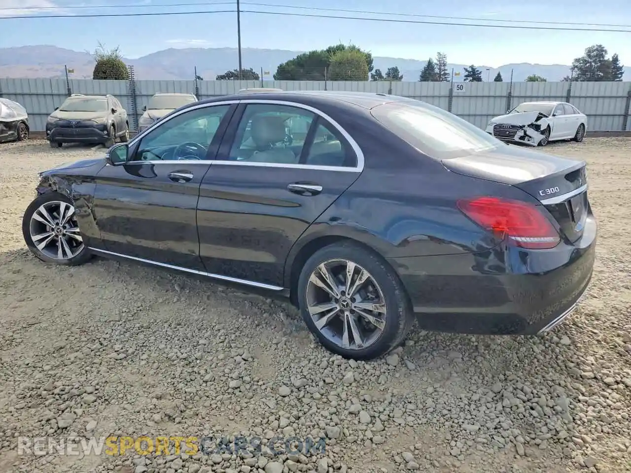2 Photograph of a damaged car W1KWF8DB6MR647660 MERCEDES-BENZ C-CLASS 2021