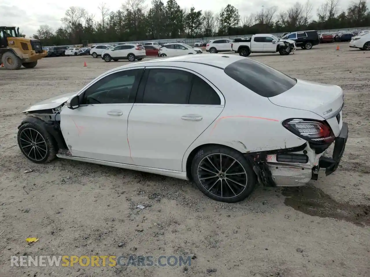 2 Photograph of a damaged car W1KWF8DB7MR616420 MERCEDES-BENZ C-CLASS 2021