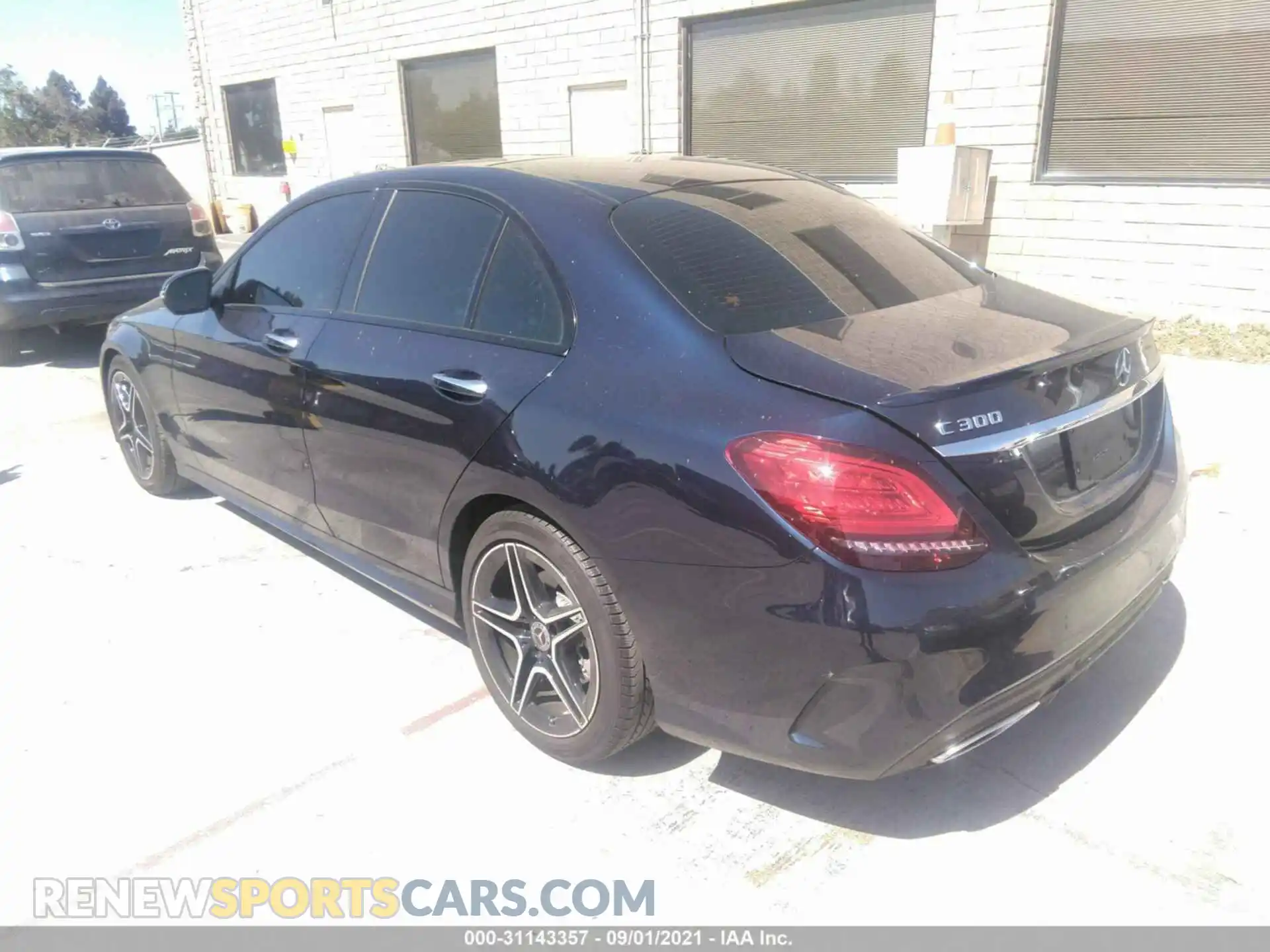 3 Photograph of a damaged car W1KWF8DB7MR616613 MERCEDES-BENZ C-CLASS 2021