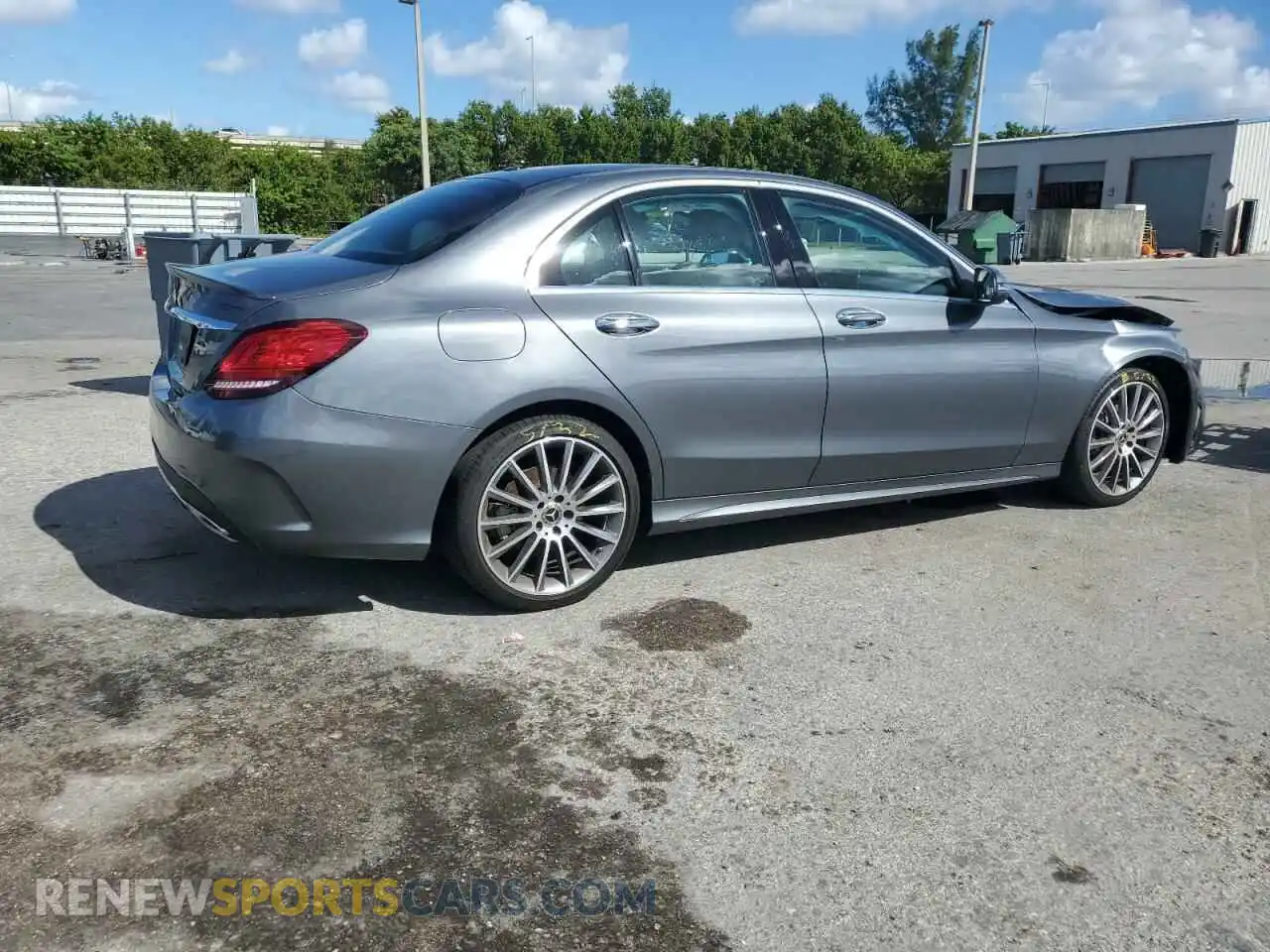 3 Photograph of a damaged car W1KWF8DB7MR651975 MERCEDES-BENZ C-CLASS 2021