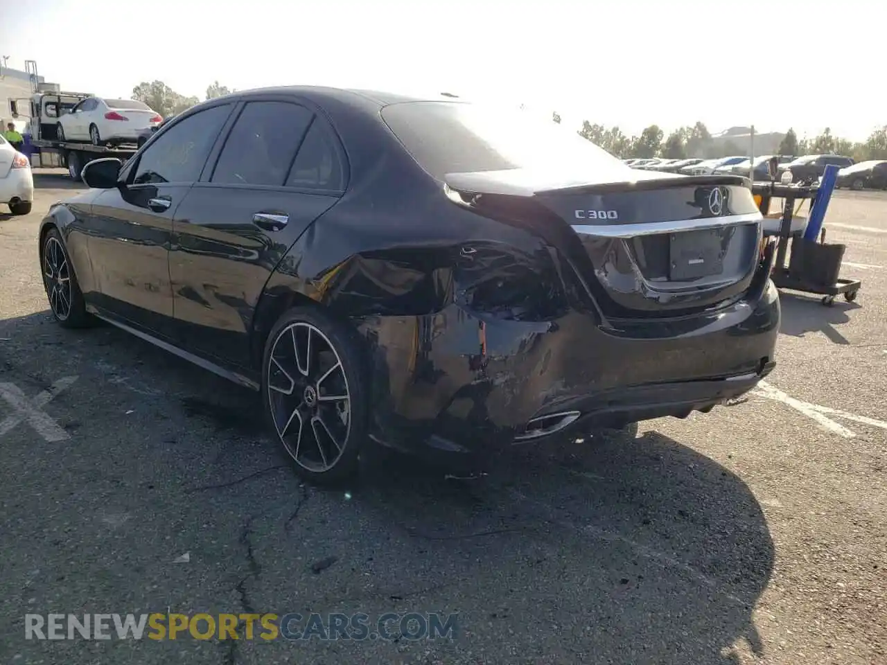 3 Photograph of a damaged car W1KWF8DB8MR613123 MERCEDES-BENZ C-CLASS 2021
