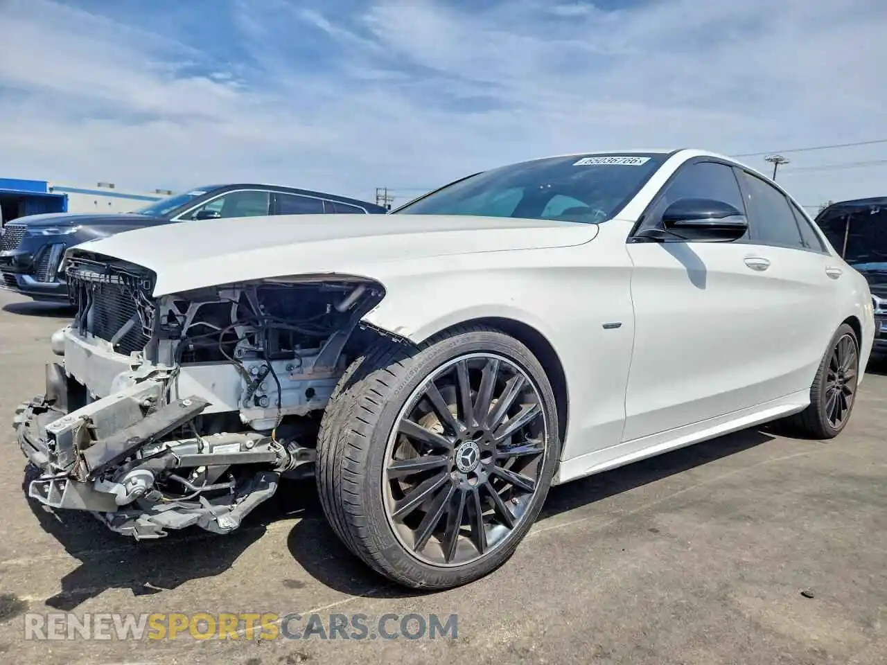 1 Фотография поврежденного автомобиля W1KWF8DB8MR649930 MERCEDES-BENZ C-CLASS 2021