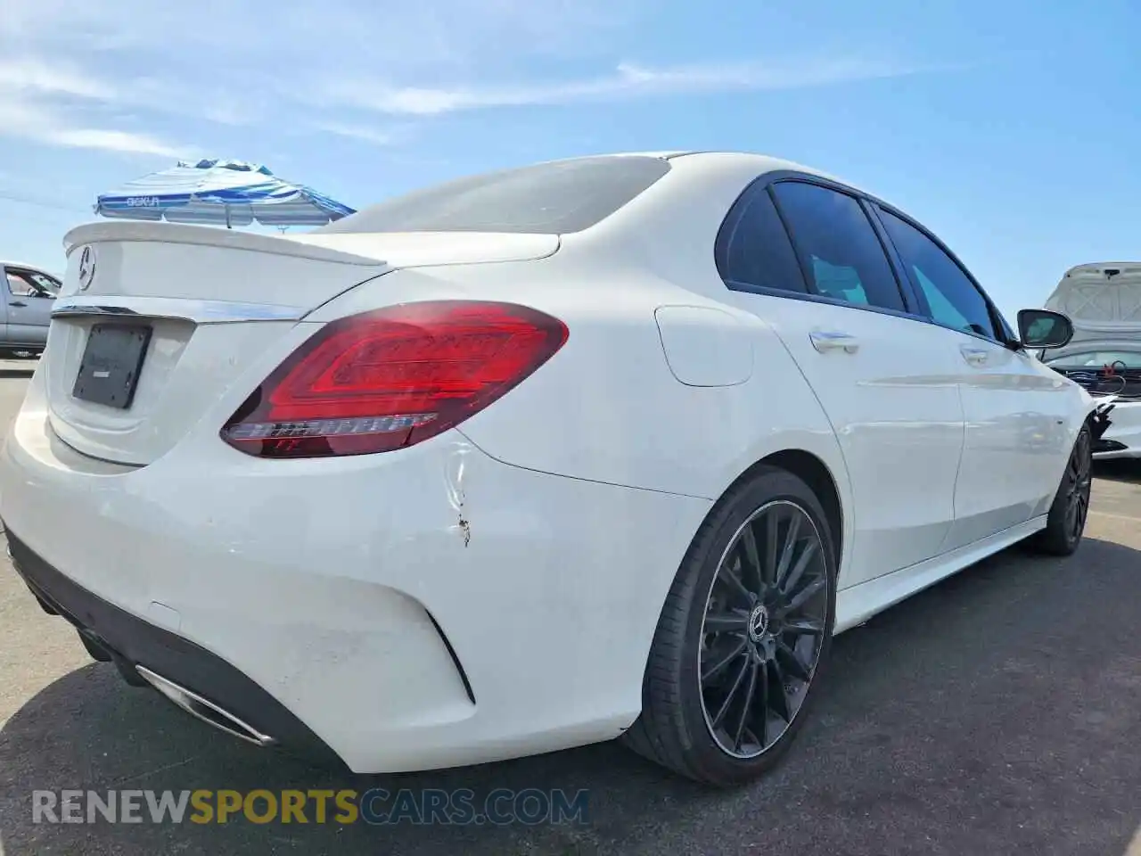 3 Фотография поврежденного автомобиля W1KWF8DB8MR649930 MERCEDES-BENZ C-CLASS 2021