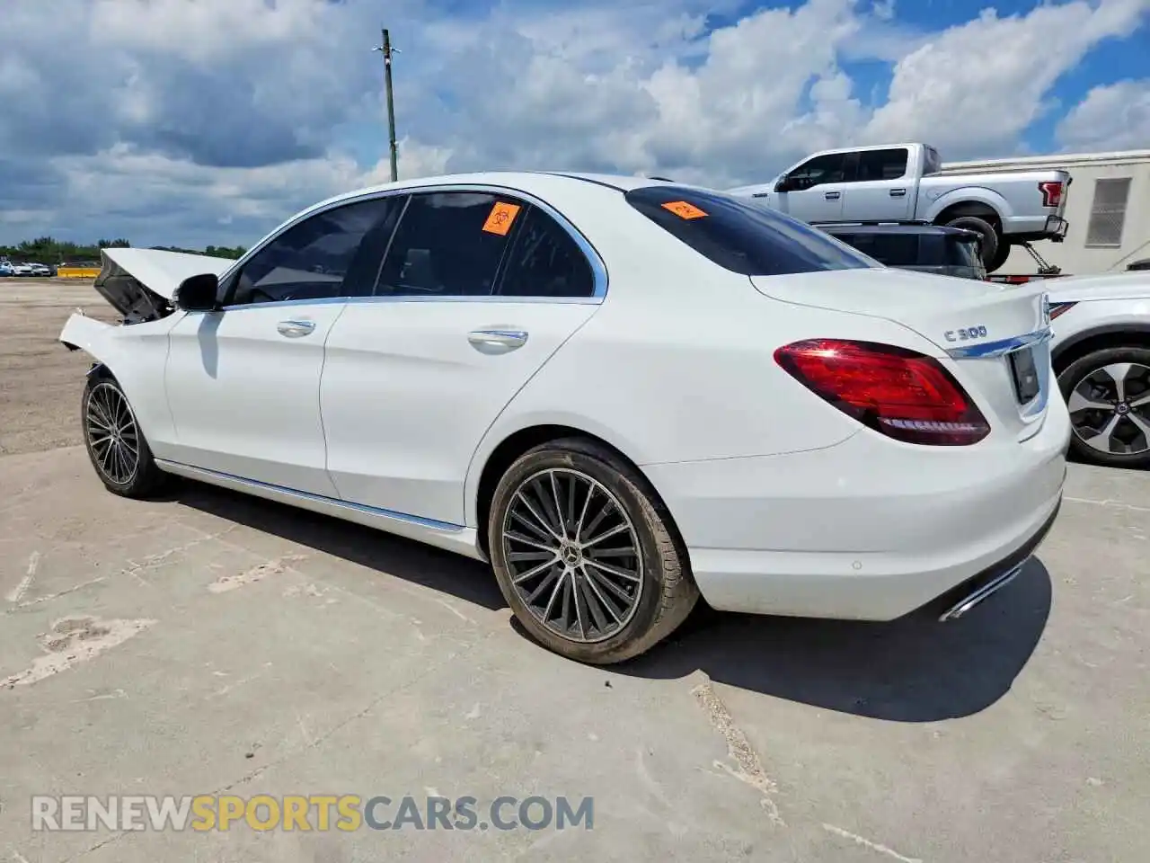 2 Фотография поврежденного автомобиля W1KWF8DB8MR652830 MERCEDES-BENZ C-CLASS 2021