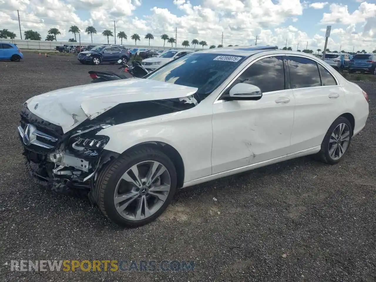 1 Photograph of a damaged car W1KWF8DB9MR606021 MERCEDES-BENZ C-CLASS 2021