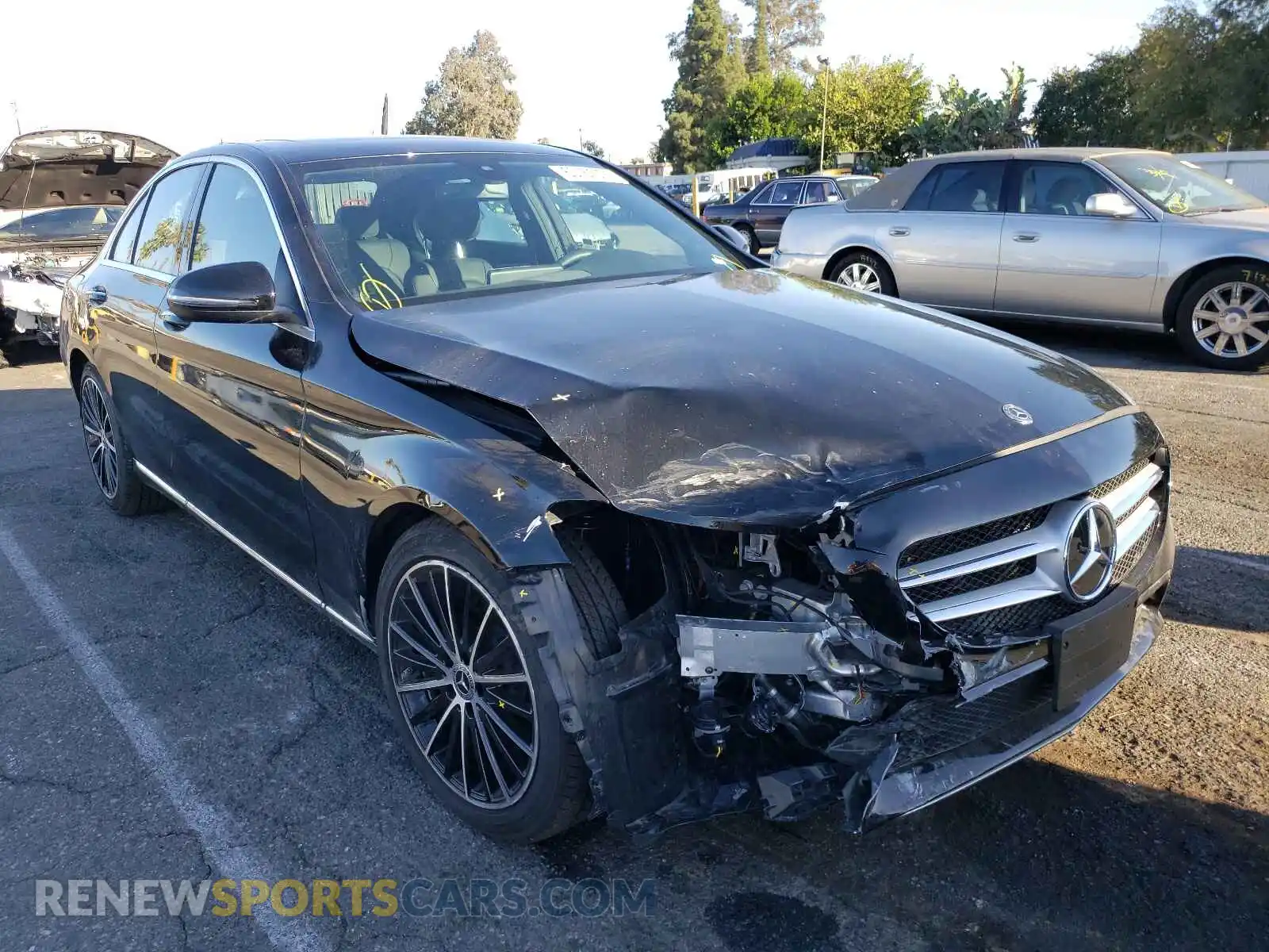 1 Photograph of a damaged car W1KWF8DB9MR627211 MERCEDES-BENZ C-CLASS 2021