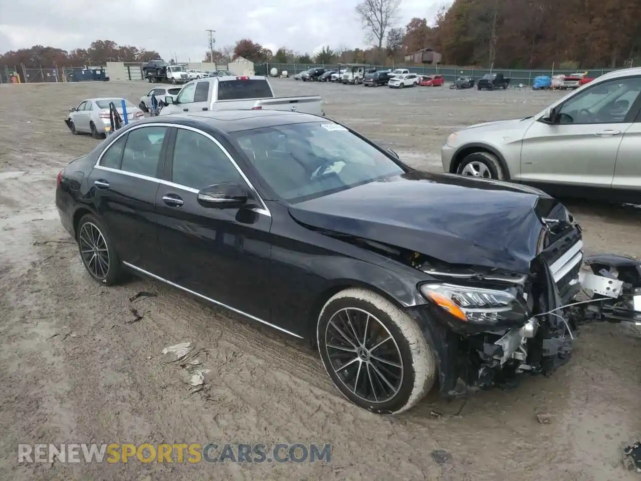 1 Photograph of a damaged car W1KWF8DB9MR645627 MERCEDES-BENZ C-CLASS 2021