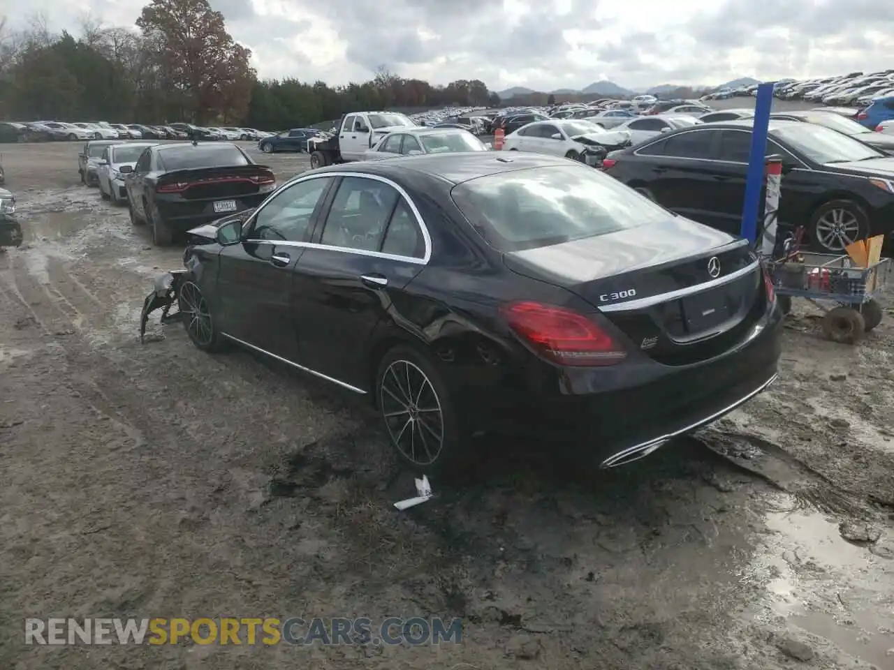 3 Photograph of a damaged car W1KWF8DB9MR645627 MERCEDES-BENZ C-CLASS 2021