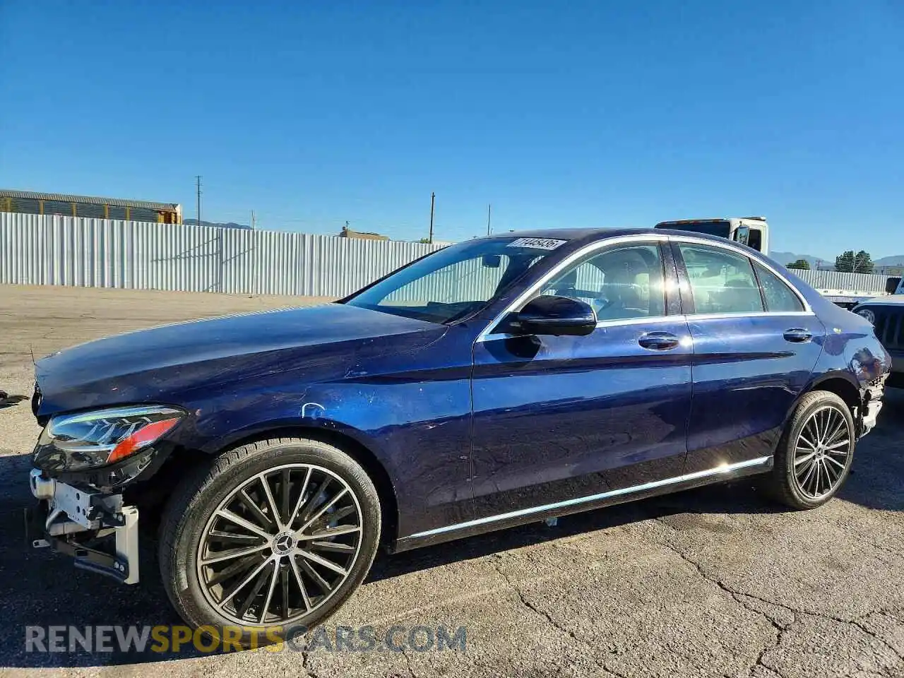 1 fotografías del automóvil dañado W1KWF8DB9MR646681 MERCEDES-BENZ C-CLASS 2021