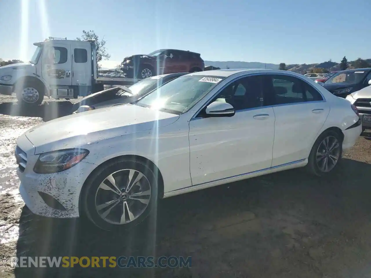 1 Photograph of a damaged car W1KWF8DB9MR646986 MERCEDES-BENZ C-CLASS 2021