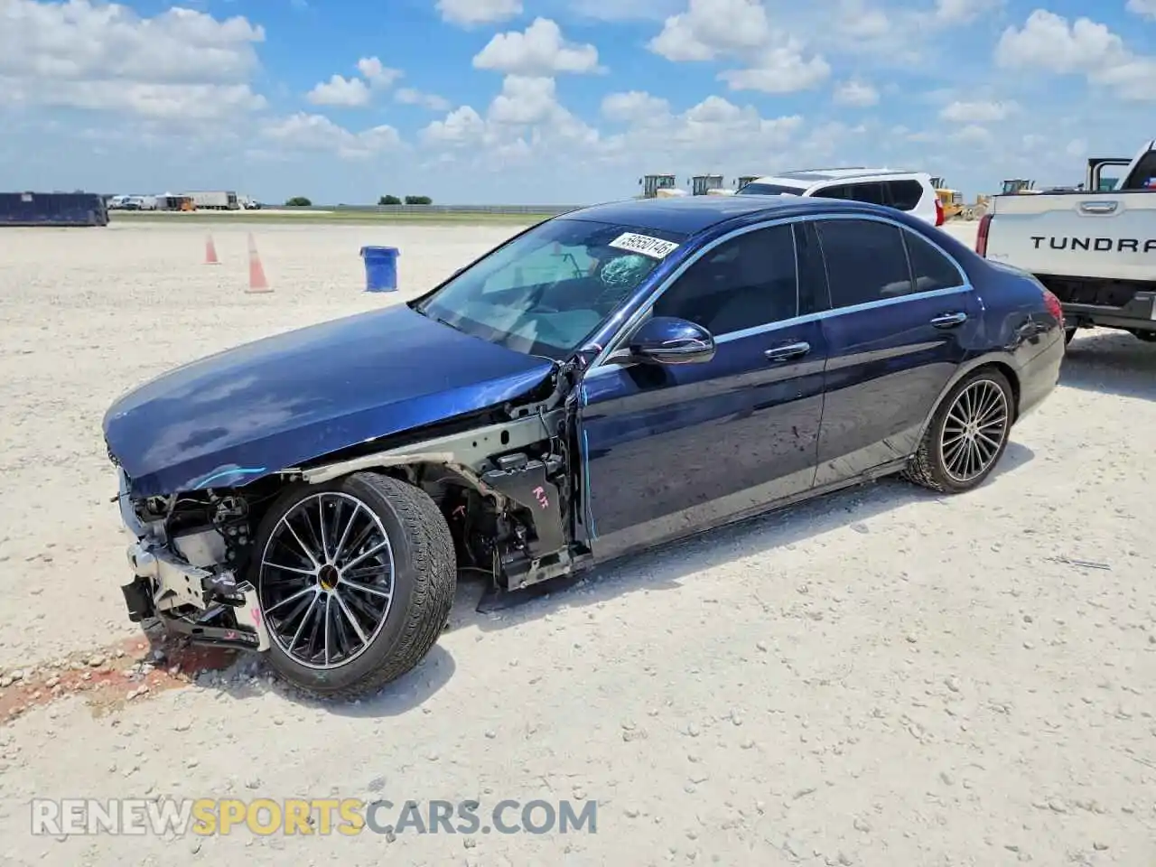 1 fotografías del automóvil dañado W1KWF8DB9MR648480 MERCEDES-BENZ C-CLASS 2021