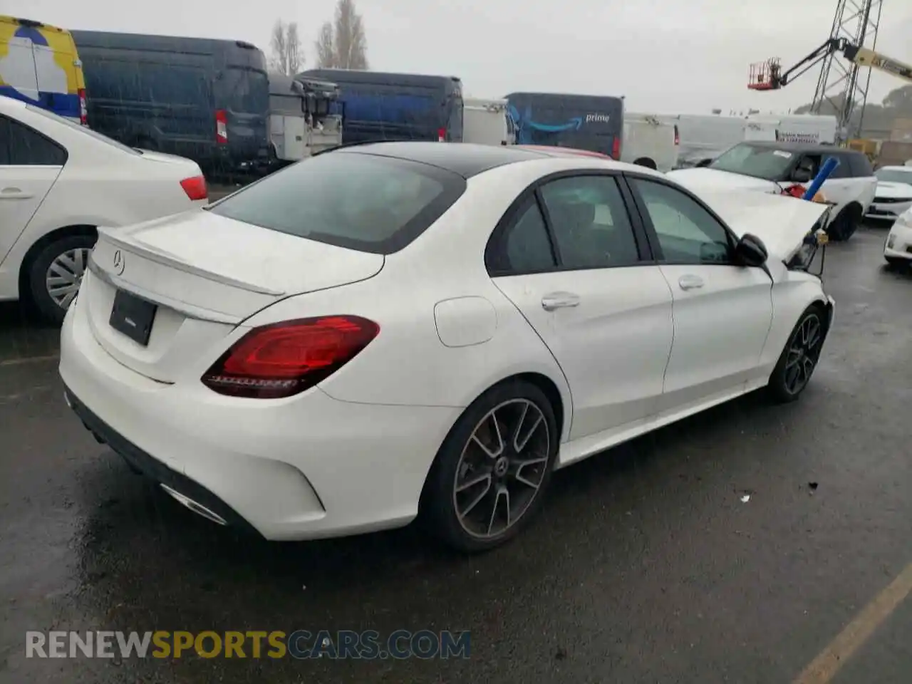 3 Photograph of a damaged car W1KWF8DBXMR643529 MERCEDES-BENZ C-CLASS 2021