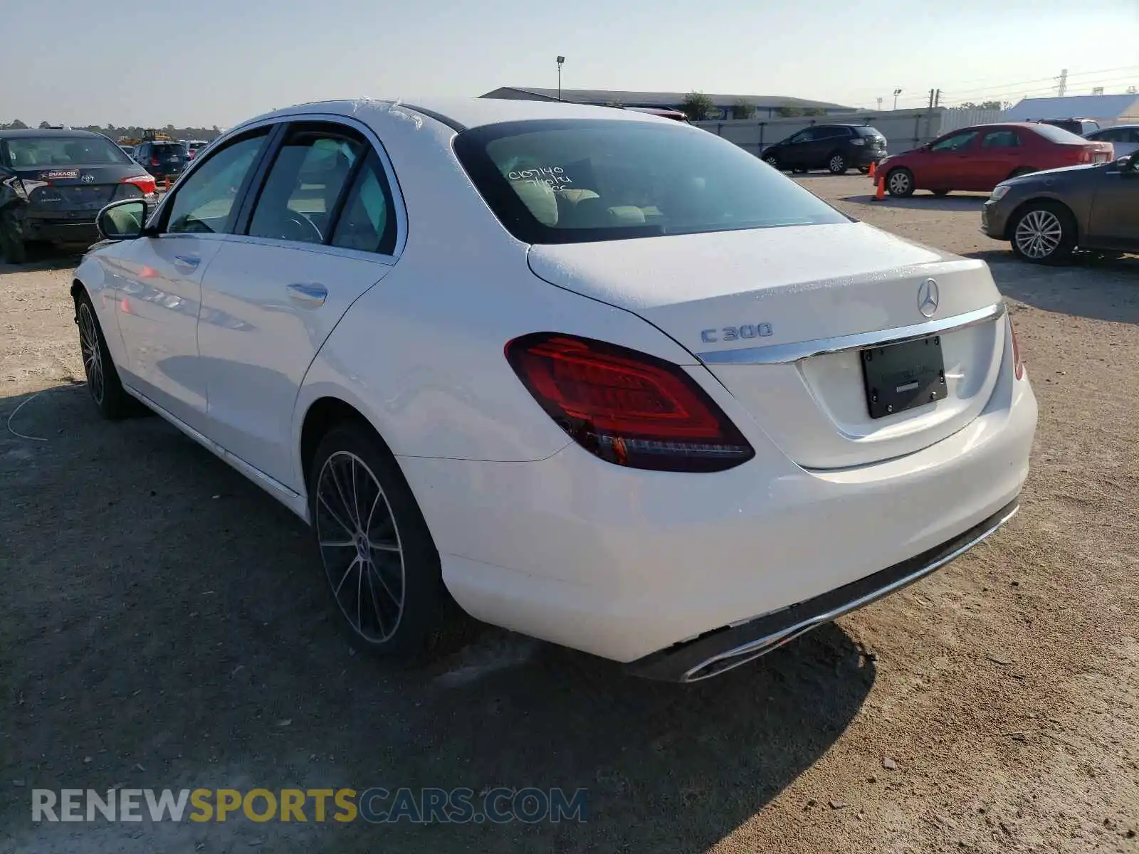 3 Photograph of a damaged car W1KWF8DBXMR645023 MERCEDES-BENZ C-CLASS 2021