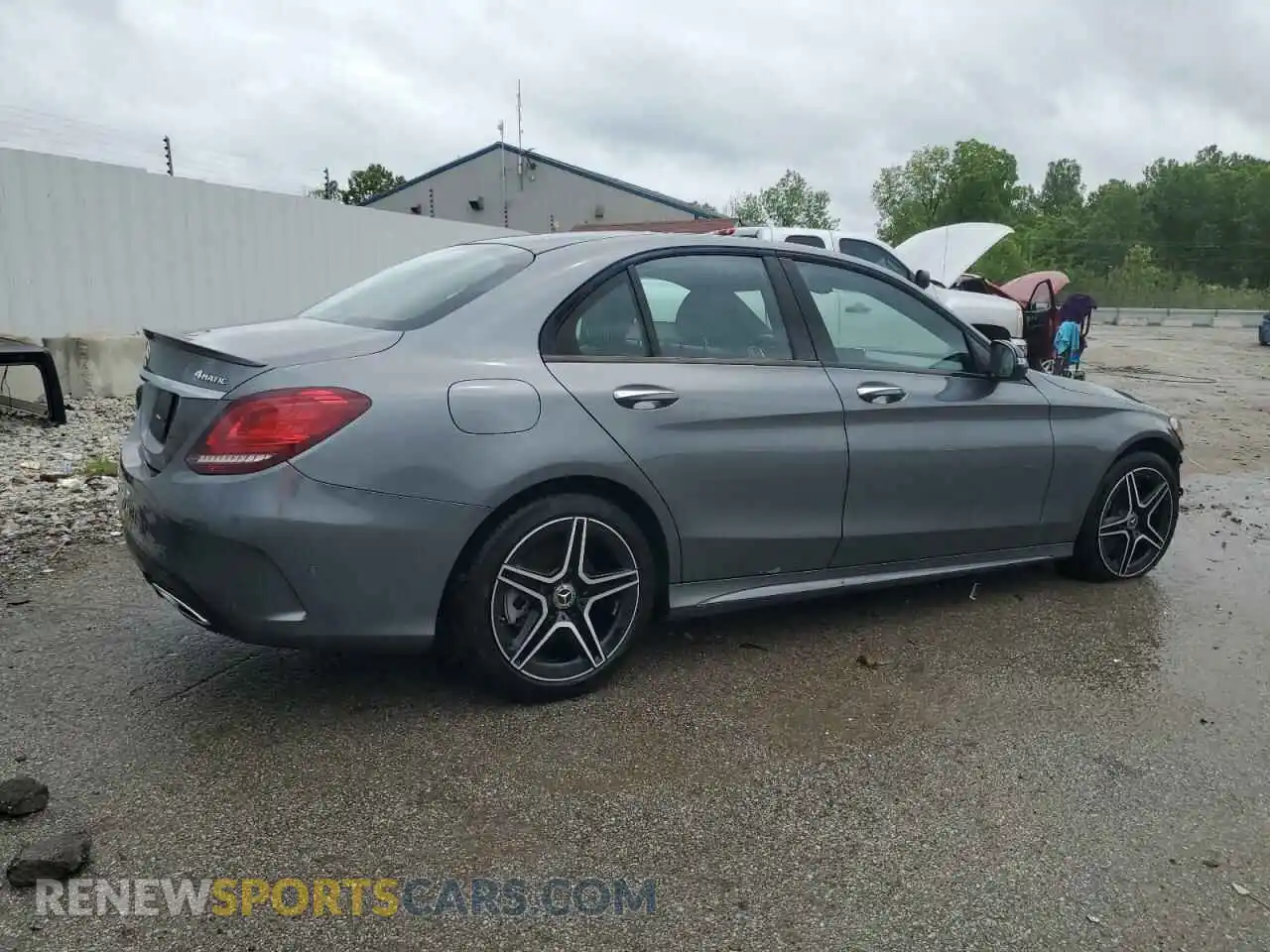 3 Photograph of a damaged car W1KWF8EB0MR645580 MERCEDES-BENZ C-CLASS 2021