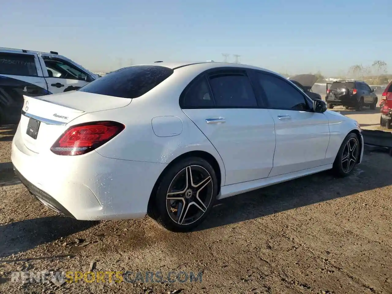 3 Photograph of a damaged car W1KWF8EB0MR649659 MERCEDES-BENZ C-CLASS 2021