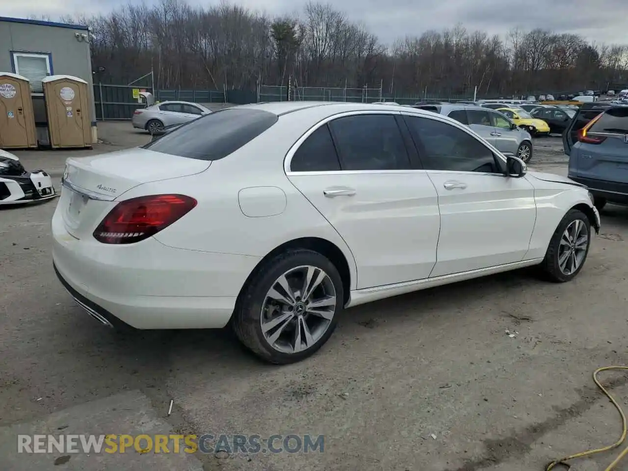 3 Photograph of a damaged car W1KWF8EB0MR651847 MERCEDES-BENZ C-CLASS 2021