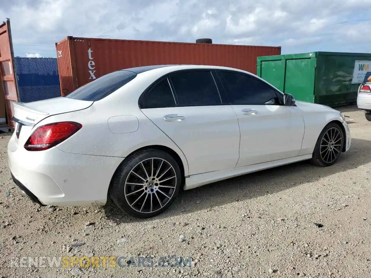 3 Photograph of a damaged car W1KWF8EB1MR610319 MERCEDES-BENZ C-CLASS 2021