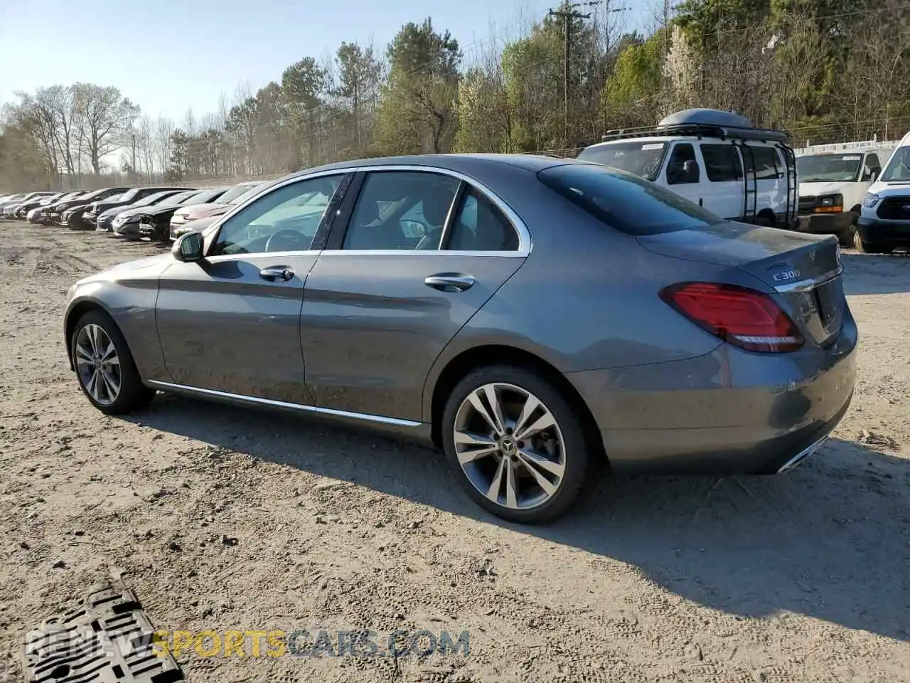 2 Фотография поврежденного автомобиля W1KWF8EB1MR620719 MERCEDES-BENZ C-CLASS 2021
