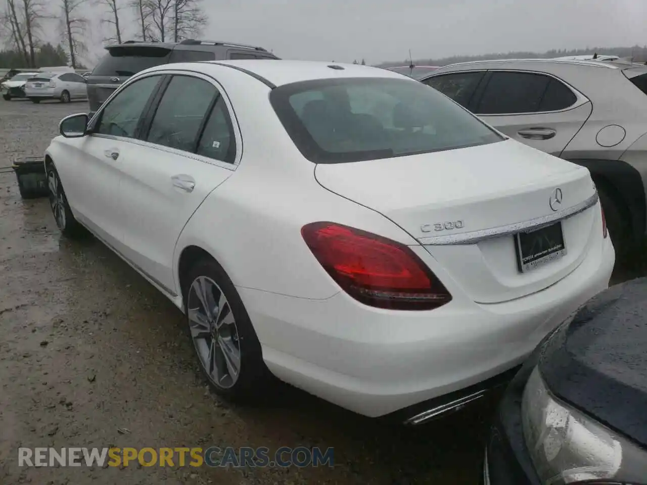 3 Photograph of a damaged car W1KWF8EB1MR629629 MERCEDES-BENZ C-CLASS 2021