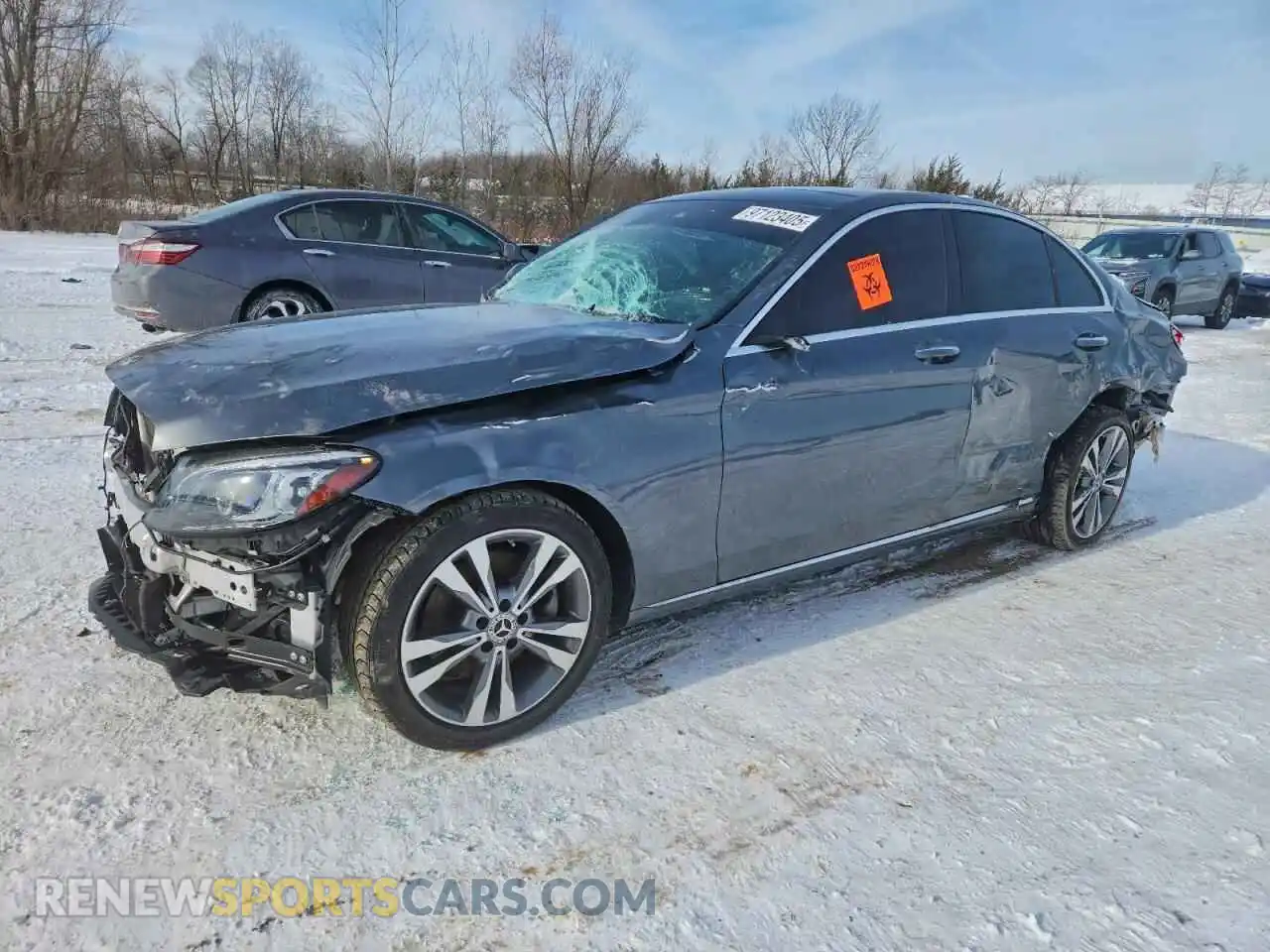 1 Photograph of a damaged car W1KWF8EB1MR641375 MERCEDES-BENZ C-CLASS 2021