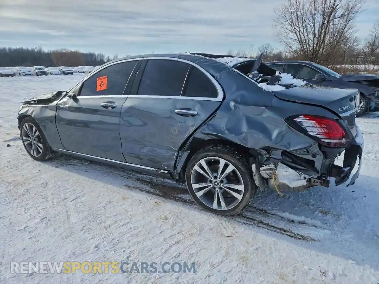 2 Photograph of a damaged car W1KWF8EB1MR641375 MERCEDES-BENZ C-CLASS 2021