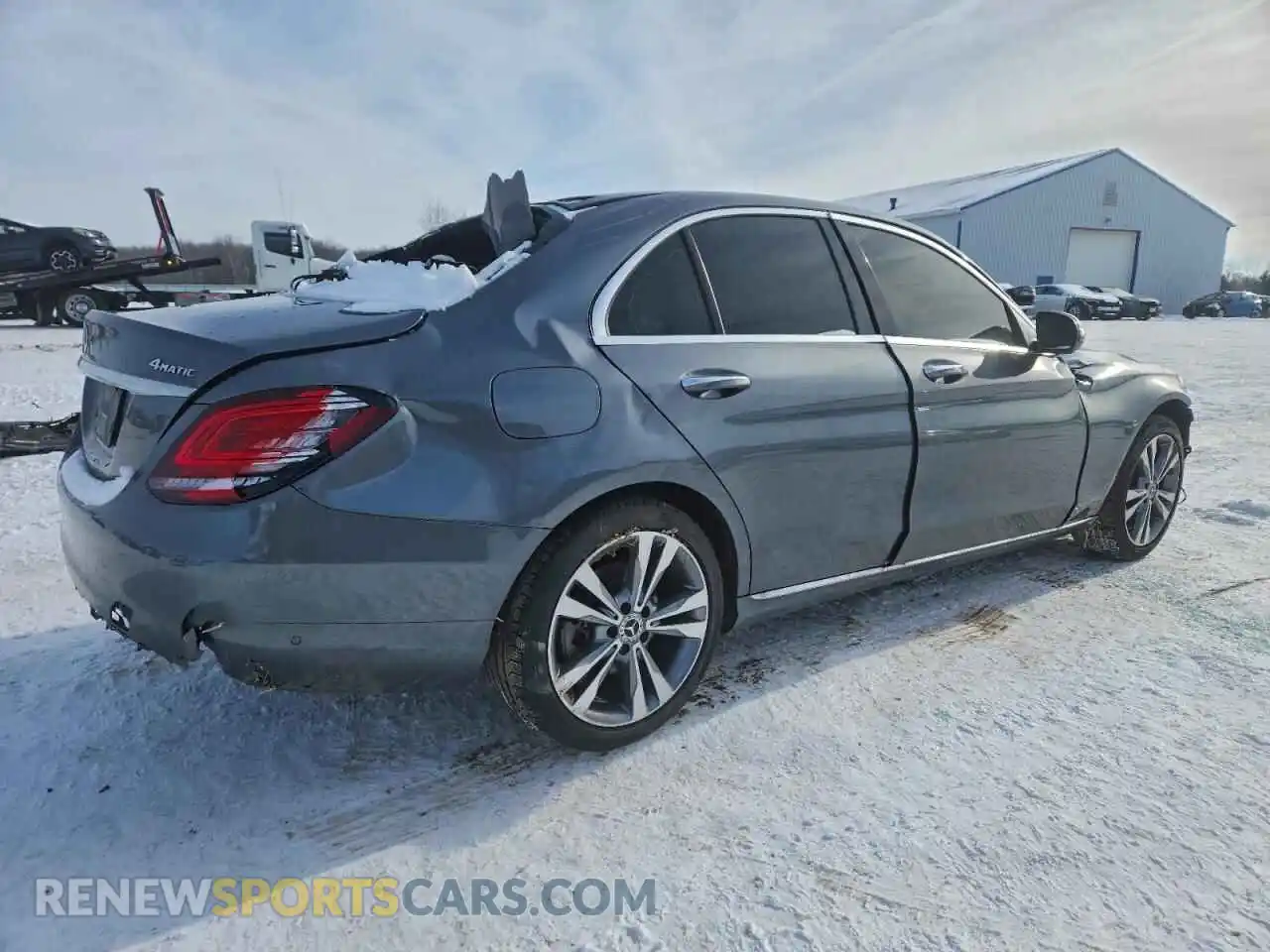 3 Photograph of a damaged car W1KWF8EB1MR641375 MERCEDES-BENZ C-CLASS 2021