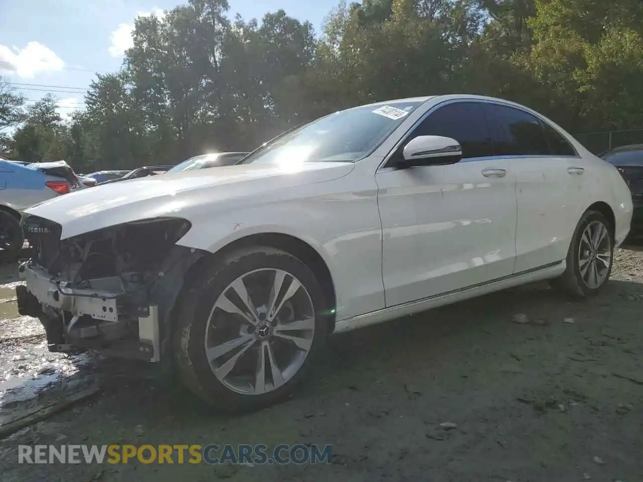 1 Photograph of a damaged car W1KWF8EB1MR653137 MERCEDES-BENZ C-CLASS 2021