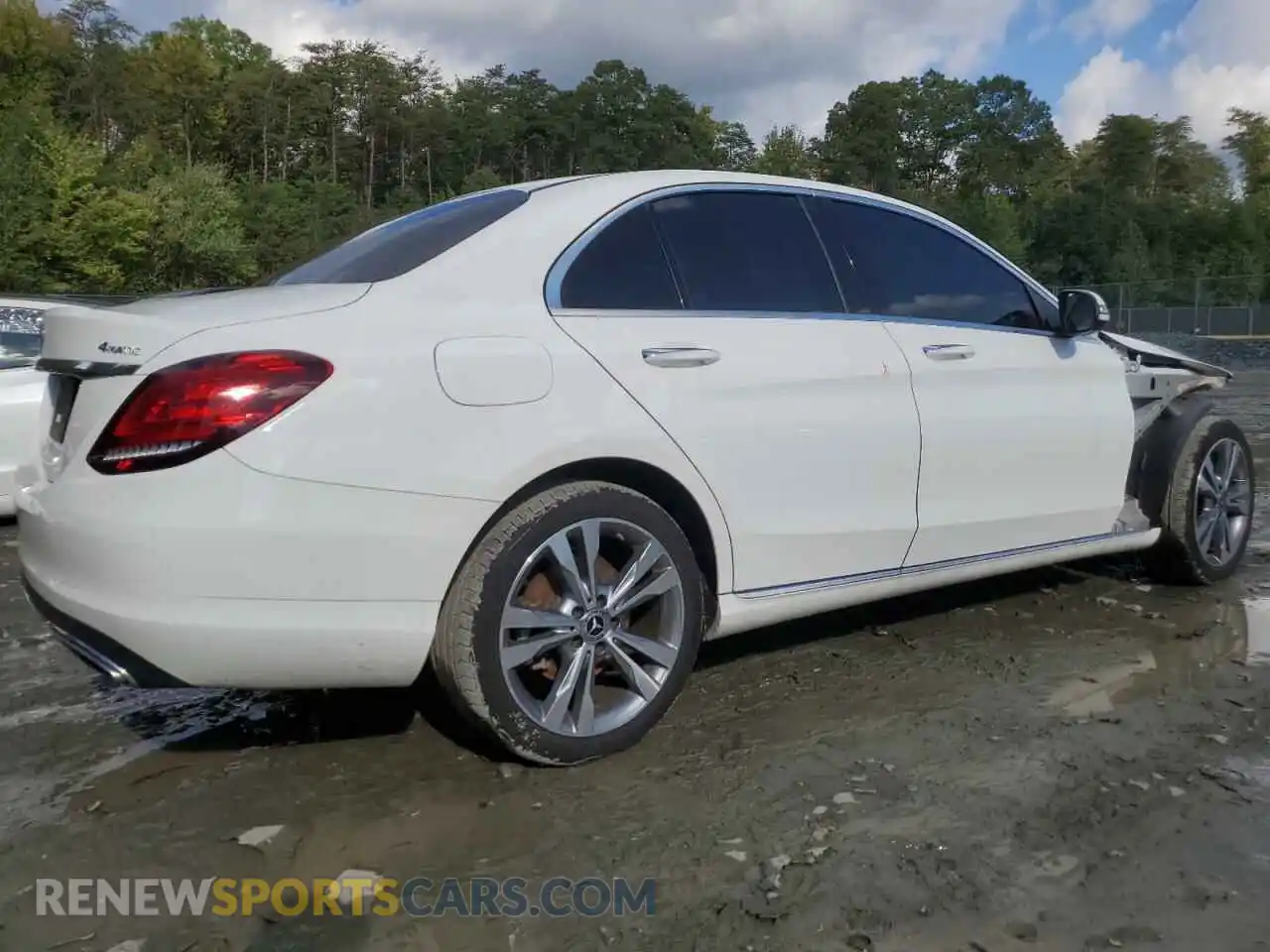 3 Photograph of a damaged car W1KWF8EB1MR653137 MERCEDES-BENZ C-CLASS 2021