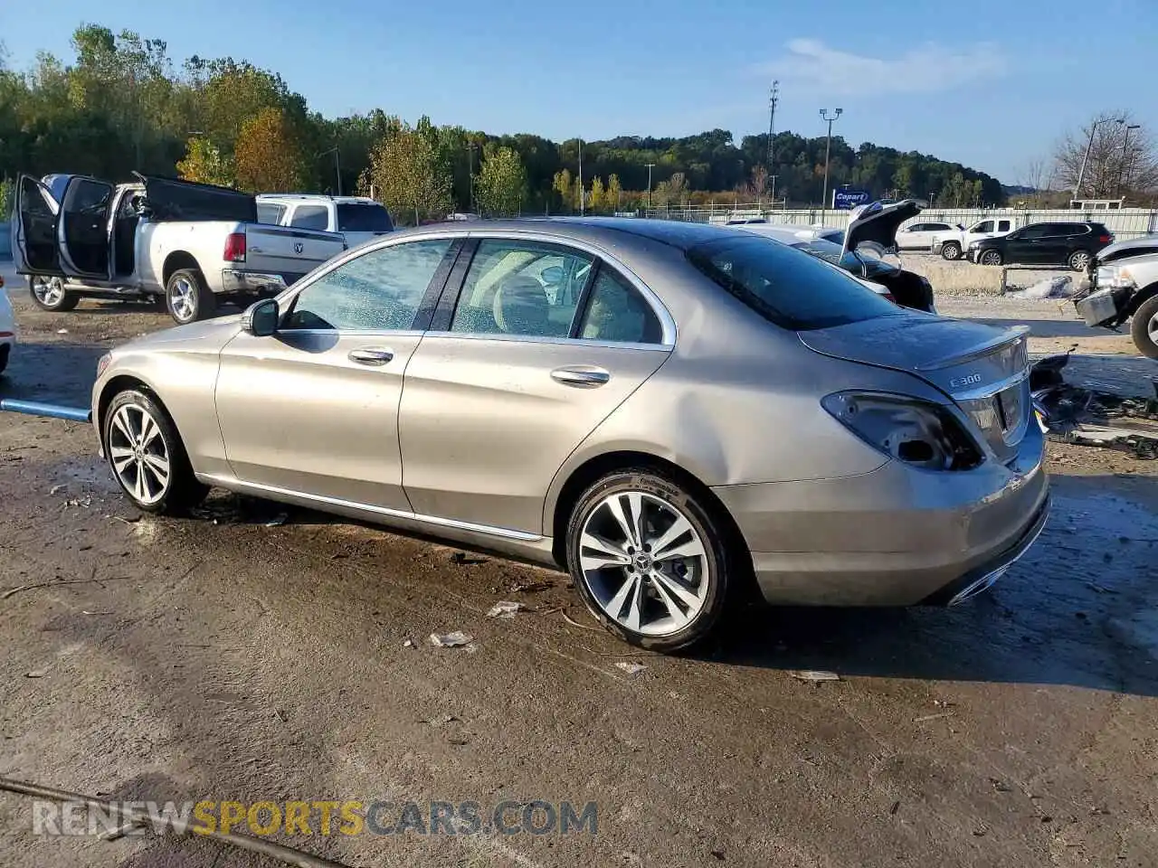 2 Фотография поврежденного автомобиля W1KWF8EB2MR607932 MERCEDES-BENZ C-CLASS 2021
