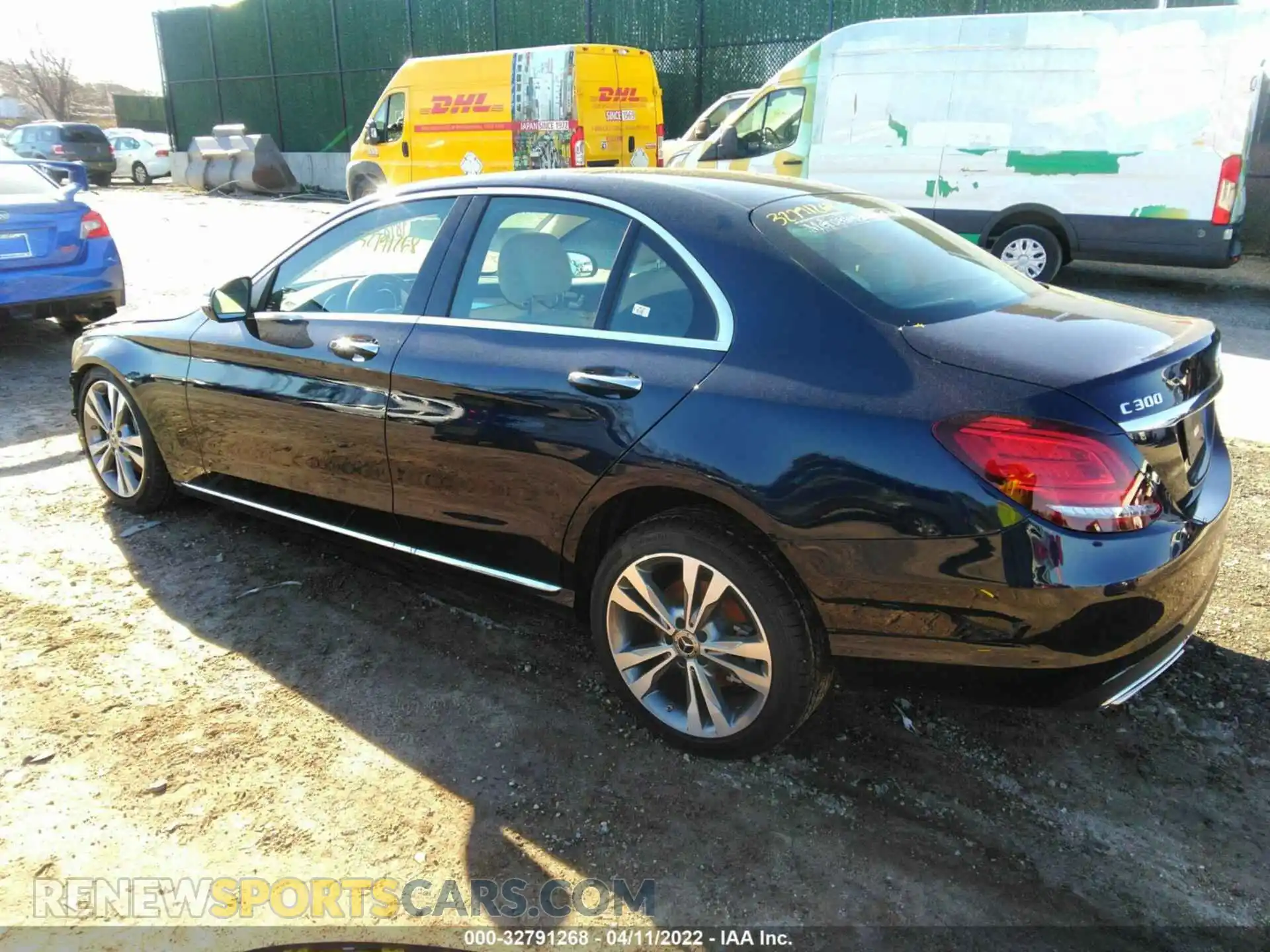 3 Photograph of a damaged car W1KWF8EB2MR633382 MERCEDES-BENZ C-CLASS 2021