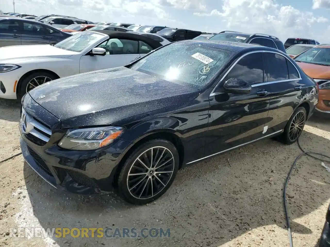 1 Photograph of a damaged car W1KWF8EB2MR646164 MERCEDES-BENZ C-CLASS 2021