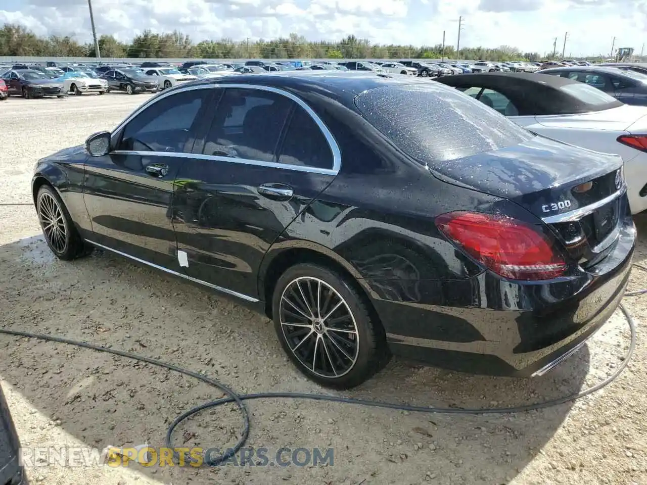 2 Photograph of a damaged car W1KWF8EB2MR646164 MERCEDES-BENZ C-CLASS 2021