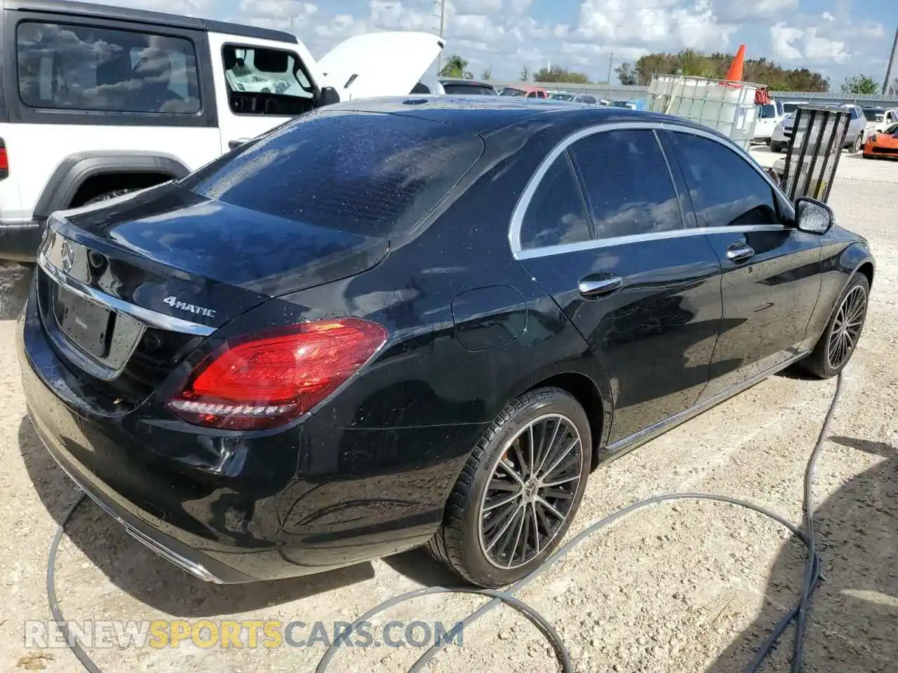 3 Photograph of a damaged car W1KWF8EB2MR646164 MERCEDES-BENZ C-CLASS 2021
